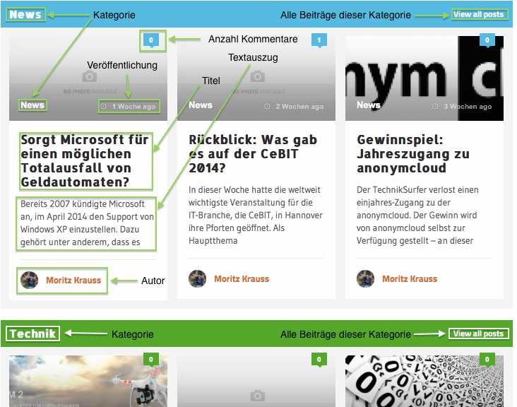 Kategorien Kategorien Kategorien design Jetzt neu: TechnikSurfer in neuem Look Kategorien