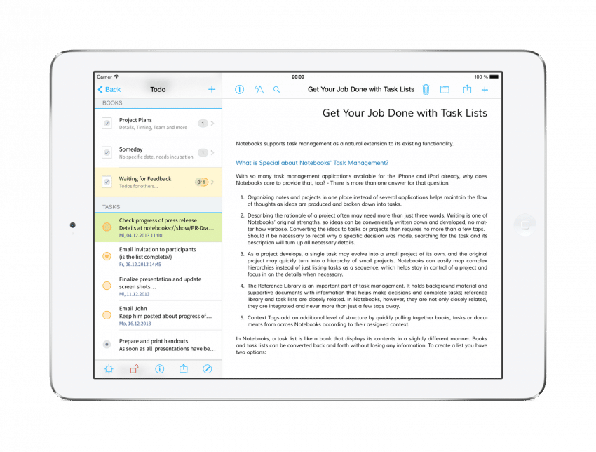 iPad-02 notebooks 7 Test: Notebooks 7 für iOS iPad 02 850x644