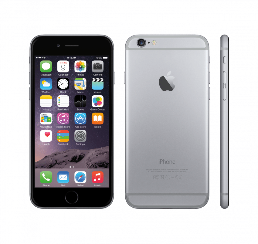 Apple iPhone 6 Spacegrey   iPhone6 PF SpGry iPhone6 PB SpGry iPhone6 PSL SpGry Homescreen PRINT 850x804