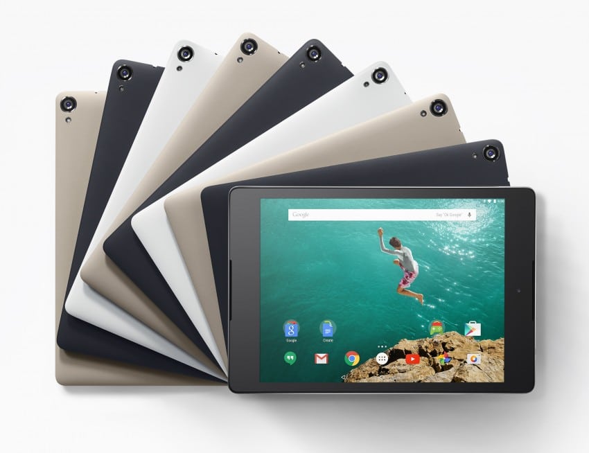 Nexus 9 - Bildquelle: Google nexus 9 Nexus 9 von Google vorgestellt N9 grid1 l 850x654