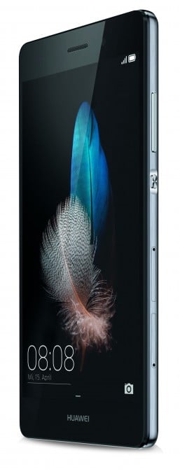 Huawei P8 lite präsentiert Huawei P8 lite Huawei P8 lite geht an den Start HUAWEI P8 Lite schwarz 257x680
