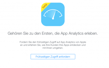 Apple startet App-Analytics Beta