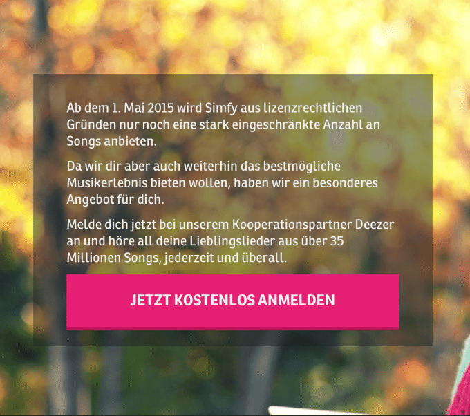 Simfy_aus-680x602 Simfy_aus-680x602 Simfy stellt den Dienst ein simfy Musikstreaming-Plattform Simfy stellt Dienst ein – Kunden sind verärgert Simfy aus 680x602