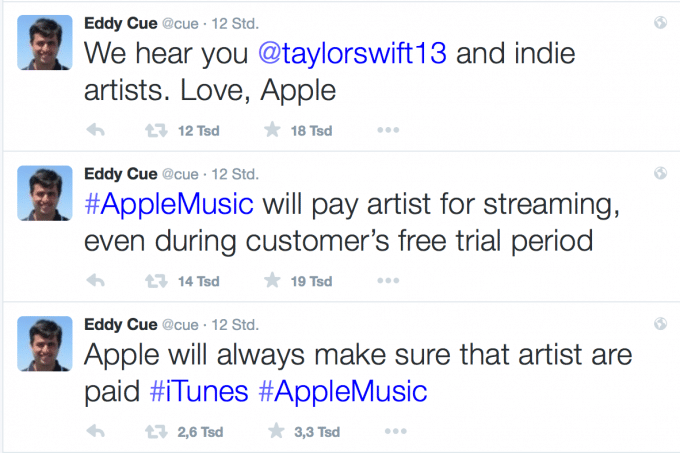 Cue_Twitter-680x453 Cue_Twitter-680x453 Twitter: Eddy Cues erlösende Nachricht für Apple Music Apple Music Apple Music entlohnt Musiker nun doch während der Testphase Cue Twitter 680x453