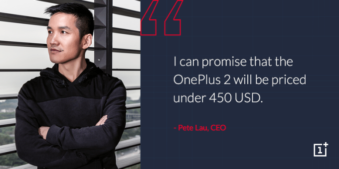 Maximaler Preis für OnePlus 2 bekannt OnePlus 2 OnePlus 2 kostet nicht mehr als 450 Dollar CJPVYPeWEAA5Eh