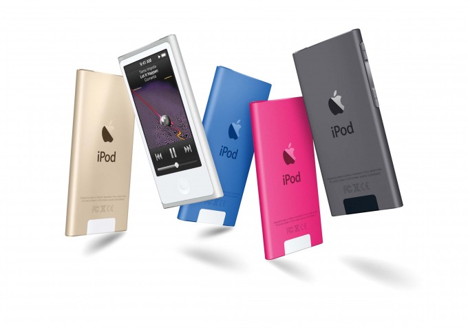iPod Nano in neuen Farben iPod Apple schickt überarbeitete iPods an den Start iPodNano 5Color Dancing PR PRINT 680x476