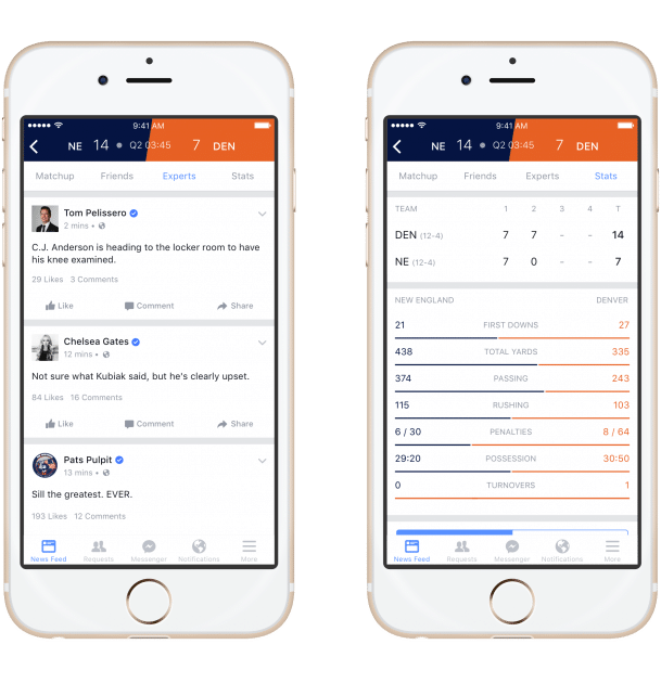 Facebook stellt Sports Stadium vor Facebook Facebook wird mit Sports Stadium zum Second Screen für Sportevents Facebook stellt Sports Stadium vor 609x630