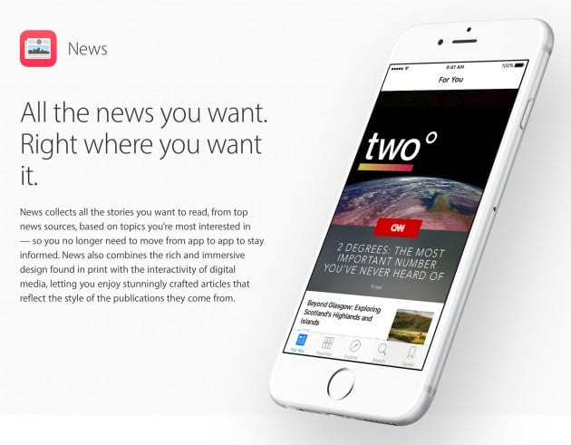 Apple News für alle apple news Apple News wird bald für alle Publisher freigeschaltet Apple News fuer alle 630x491