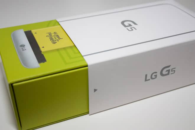 lg g5 Getestet: Das LG G5 mit dem Kameramodul LG Cam &#8211; modulare Wunderwaffe Karton leicht aufgeschoben wie beim Magic Slot 660x440