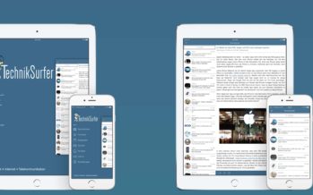 Größeres TechnikSurfer App-Update unterstützt iOS 10