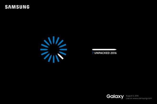 lo-c samsung galaxy note7 unpacked event Samsung Samsung Unpacked Event für 2. August angekündigt GalaxyNote7 Invitation Main 1 660x440