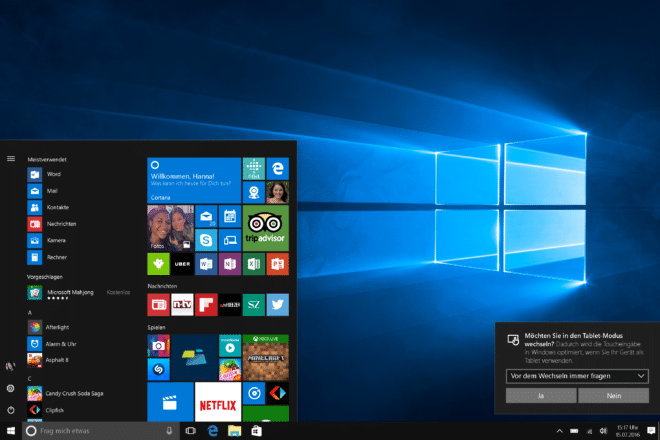 dv-c windows 10 anniversary update windows 10 Windows 10 Anniversary Update ab heute verfügbar 2016 Windows 10 Cortana 660x440