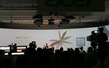 IFA: Acer Spin 7 vorgestellt – dünnstes Convertible mit neuem Intel Prozessor