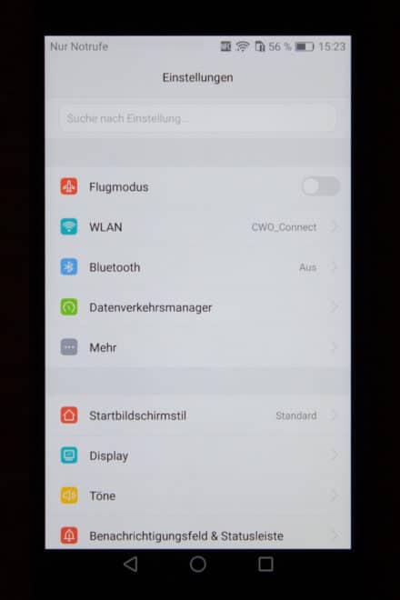 Einstellungen - A. Bergmann / PICTURE GROUP huawei nova Im Test: Das Huawei Nova &#8211; das Smartphone der Superlative 18 Einstellungen 440x660