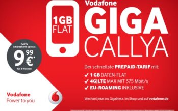 Vodafone stockt nächste Woche CallYa Tarife auf [UPDATE]