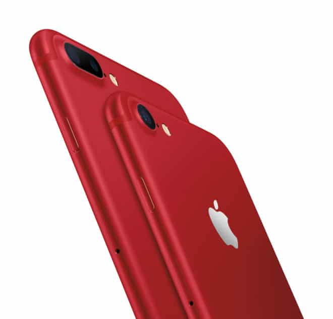 Rotes iPhone 7 apple Neue Apple-Modelle ab Freitag verfügbar &#8211; vom iPad und iPhone bis zur Apple Watch iPhone 7 and iPhone 7 Plus Product Red Hero Lockup 2 Up On White PR PRINT 660x633