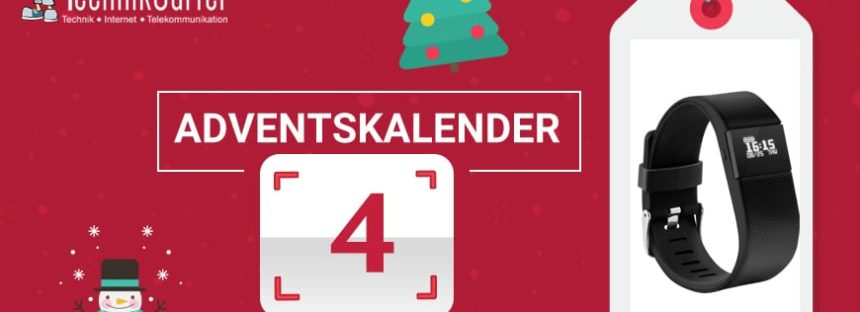 Adventskalender Tag 4: Sportlich unterwegs mit dem Fitnesstracker von acme